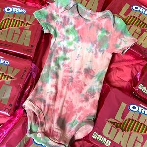 Chromatica tie dye onsie